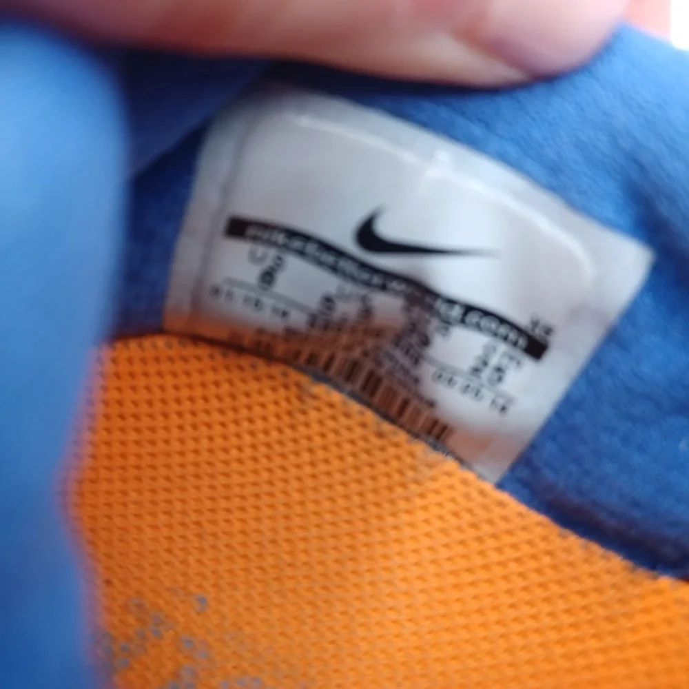 Nike Free 5.0 Running Shoes Womens 8 Blue Orange‎ Excellent Lightweight Mesh